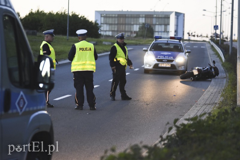 Wypadek motocyklisty na Modrzewinie zdjęcie nr 152580