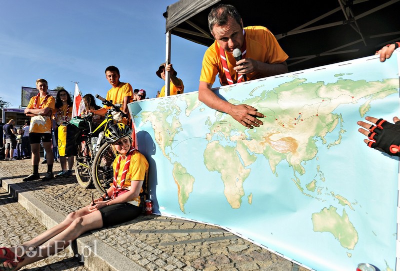 Jadą na rowerach dookoła świata zdjęcie nr 152733