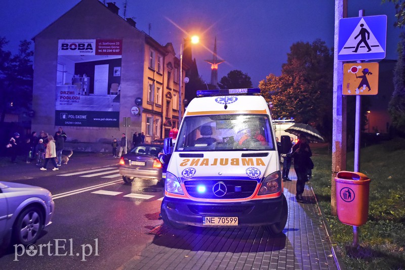 Elbląg Taksówkarz potrącił 80-latka