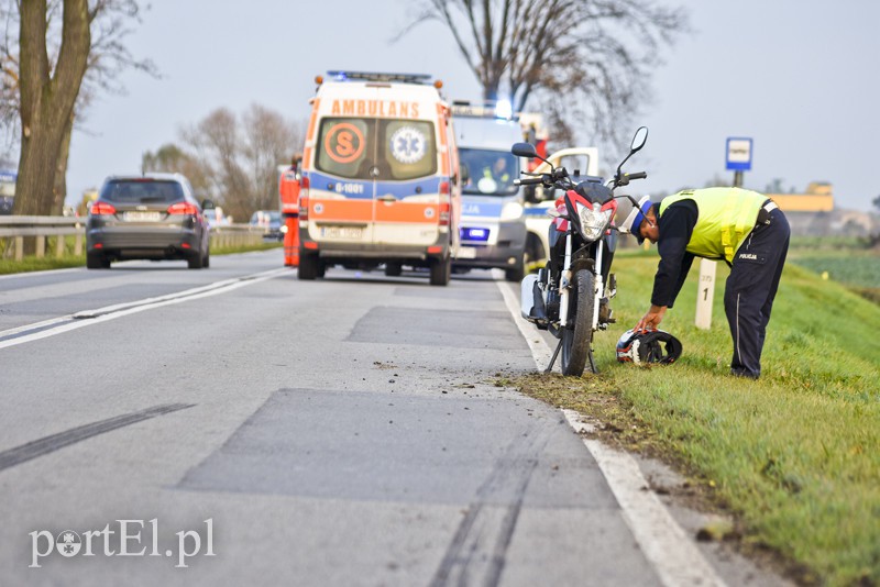 Zderzenie ciężarówki z motorowerem zdjęcie nr 162852