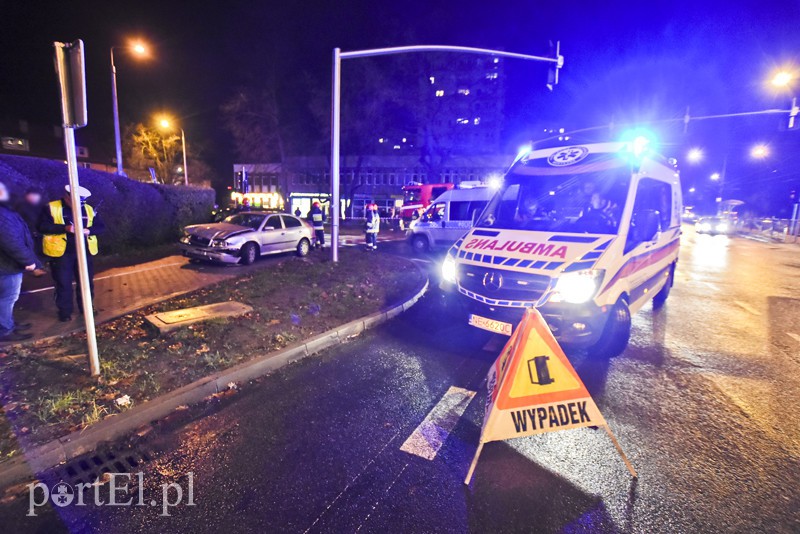 Elbląg Niebezpieczna kolizja na ul. płk. Dąbka