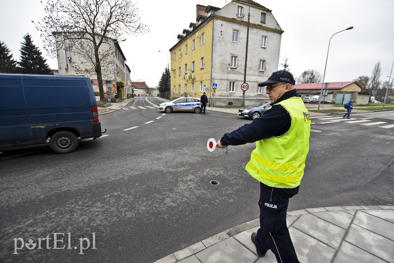 Elbląg Wypadł ładunek, ruch zablokowany