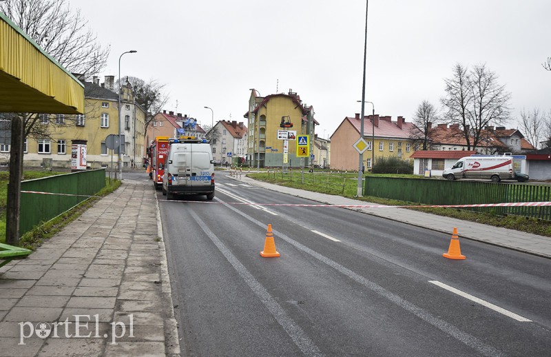 Wypadł ładunek, ruch zablokowany zdjęcie nr 164623