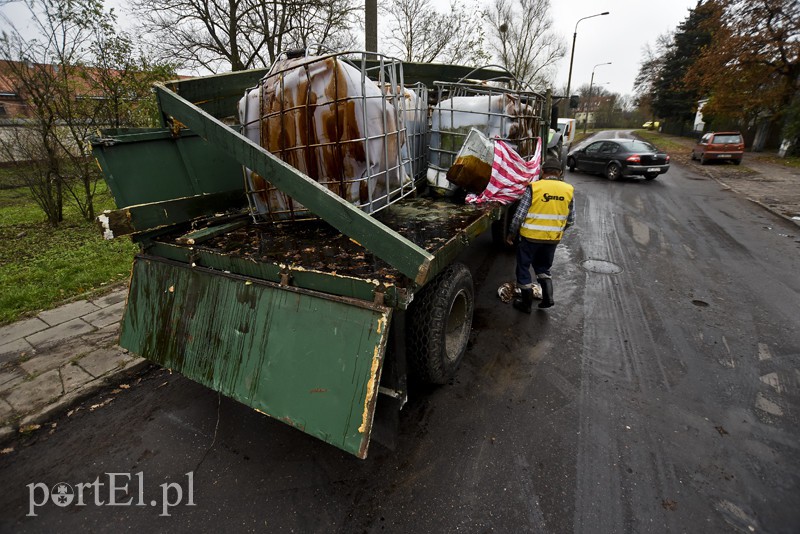 Wypadł ładunek, ruch zablokowany zdjęcie nr 164632