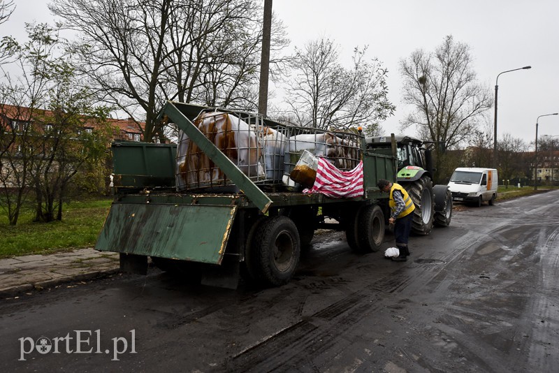 Wypadł ładunek, ruch zablokowany zdjęcie nr 164628