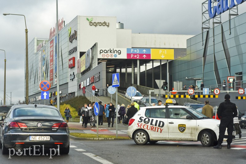 Elbląg Alarm w CH Ogrody