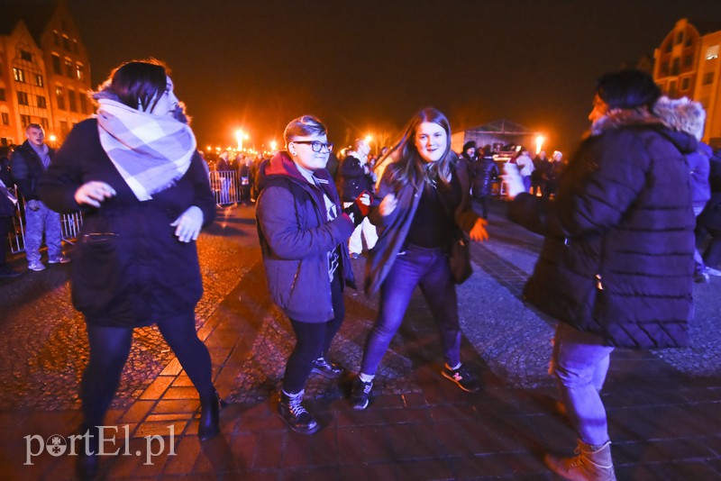 Elbląg Tak Elbląg przywitał nowy 2018 rok!