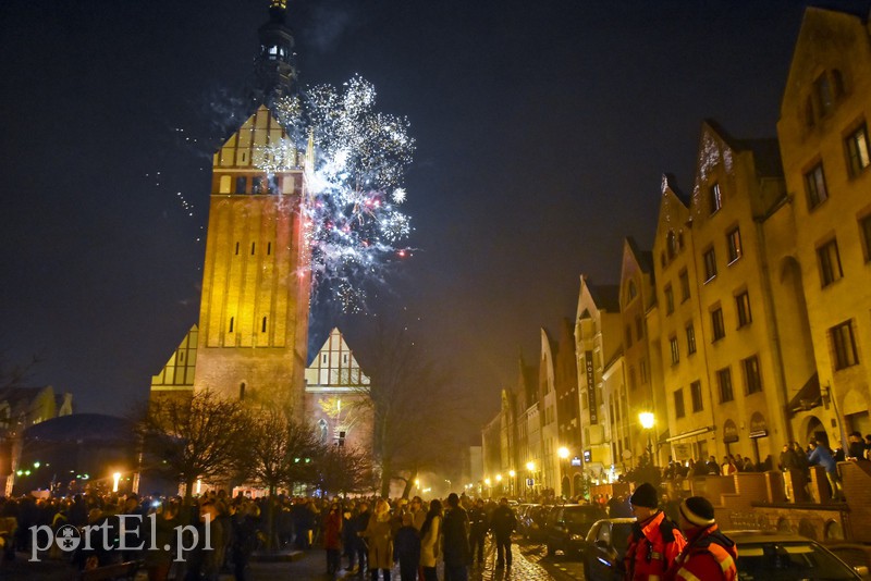 Tak Elbląg przywitał nowy 2018 rok! zdjęcie nr 166987