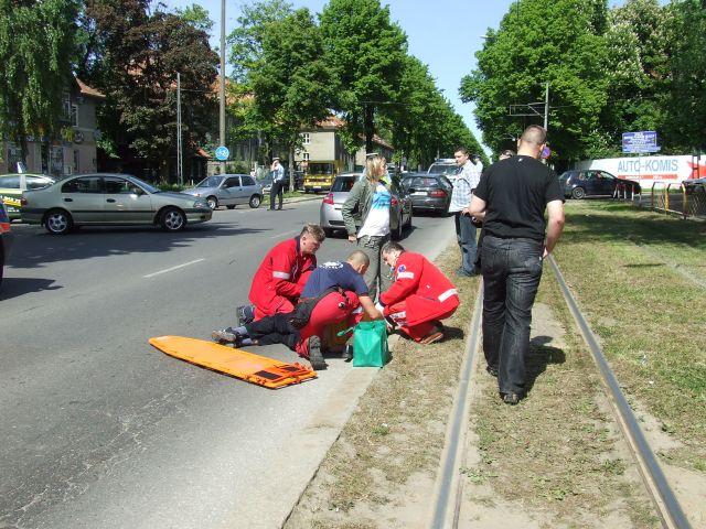 Elbląg Potrącenie na Królewieckiej