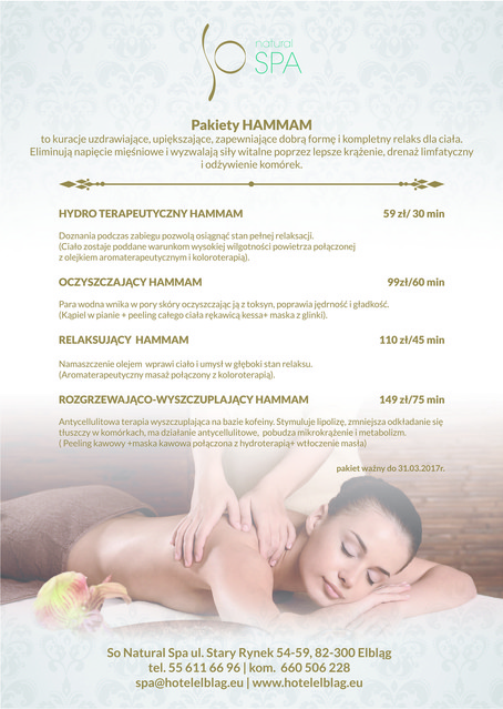 Elbląg Oferta So Natural SPA