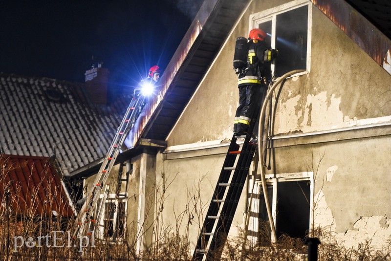 Pożar domku jednorodzinnego przy ul. Niborskiej zdjęcie nr 169980