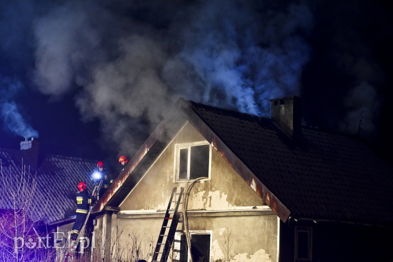 Pożar domku jednorodzinnego przy ul. Niborskiej zdjęcie nr 169985
