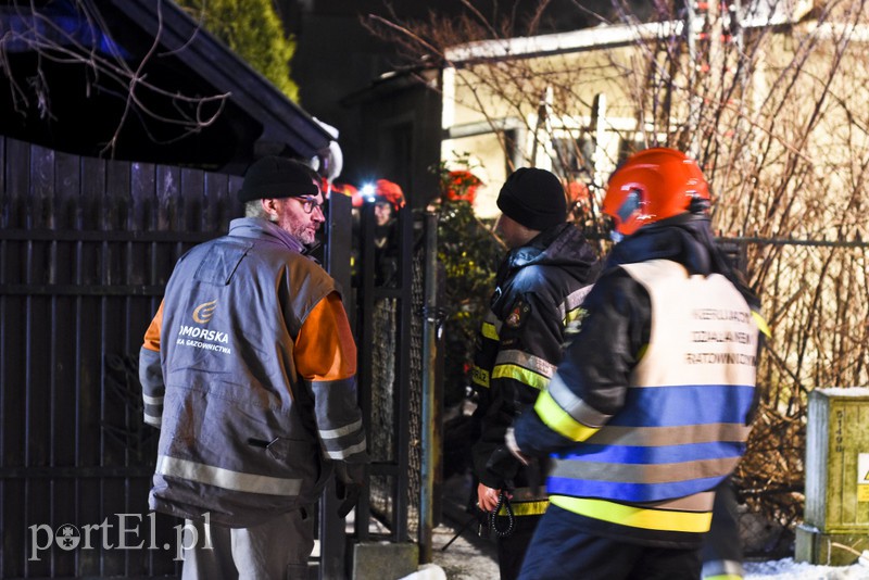 Pożar domku jednorodzinnego przy ul. Niborskiej zdjęcie nr 169986