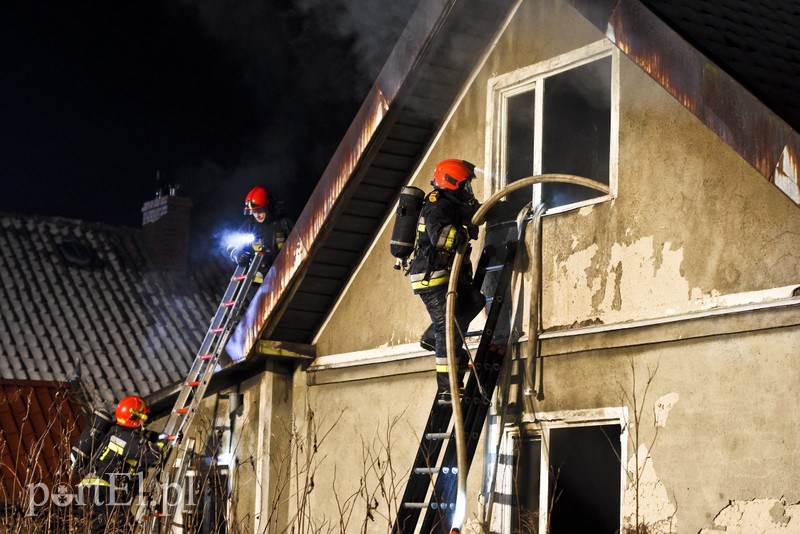 Pożar domku jednorodzinnego przy ul. Niborskiej zdjęcie nr 169979