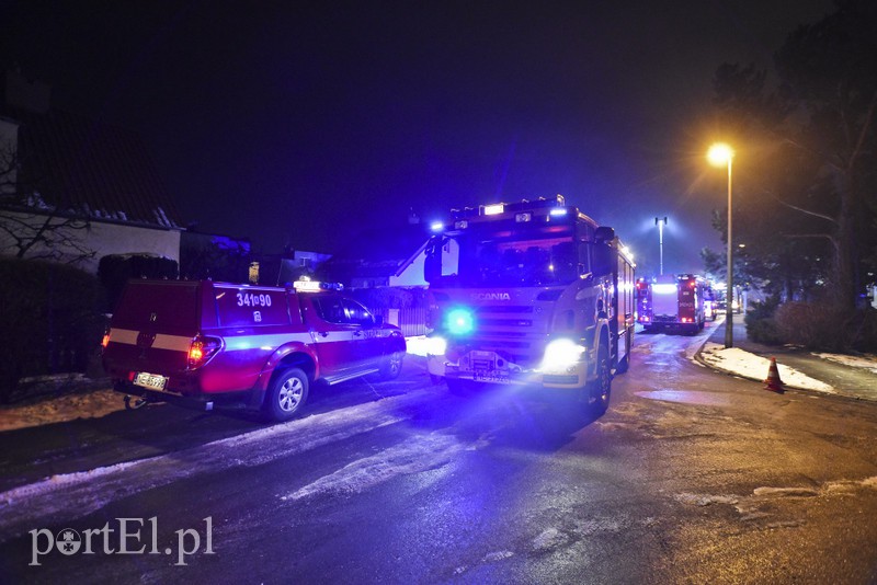Pożar domku jednorodzinnego przy ul. Niborskiej zdjęcie nr 169991