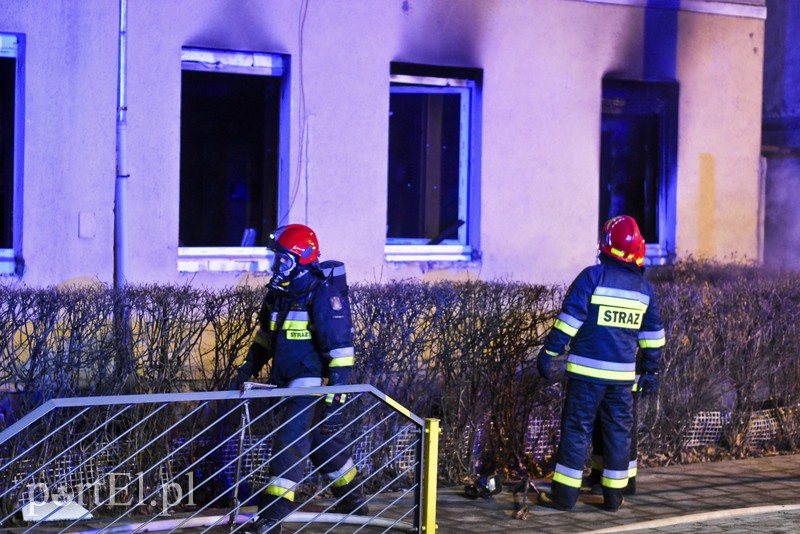 Elbląg Pożar na Browarnej. Spłonęło mieszkanie
