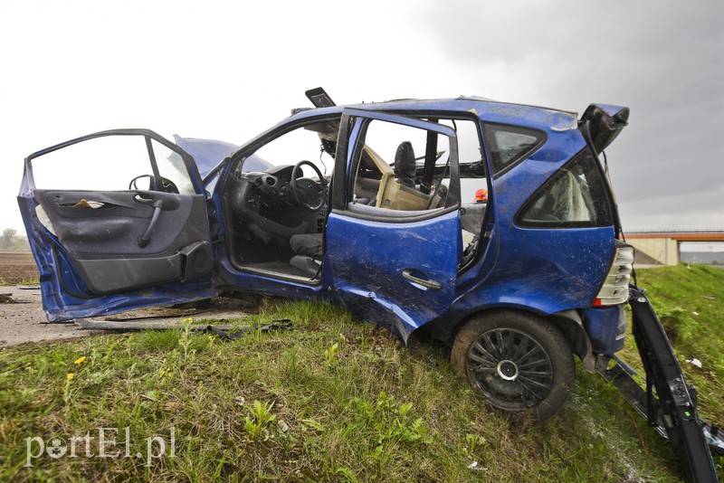 Dachowanie na s7 pod Pasłękiem zdjęcie nr 174058