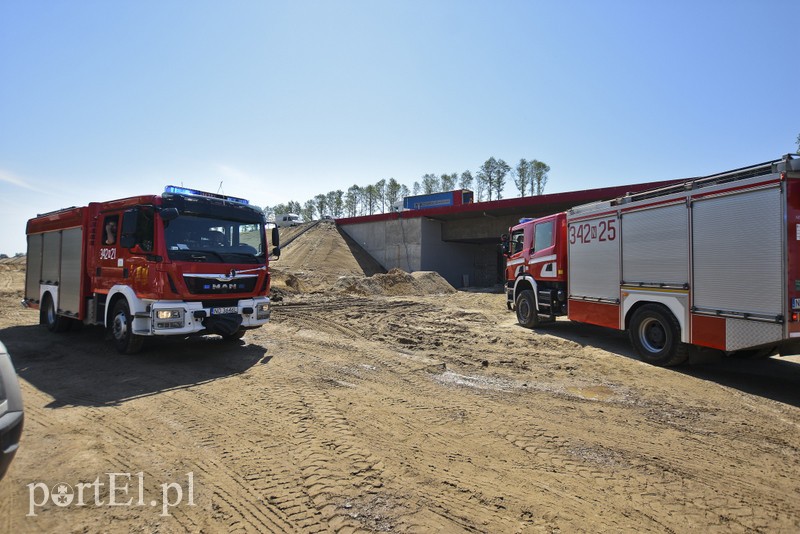 Elbląg Wypadek na budowie 