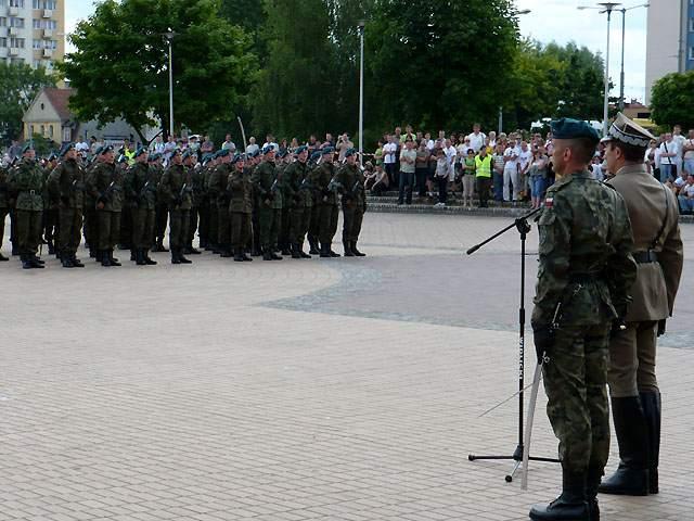 Elbląg Przysięga na Pl. K. Jagiellończyka