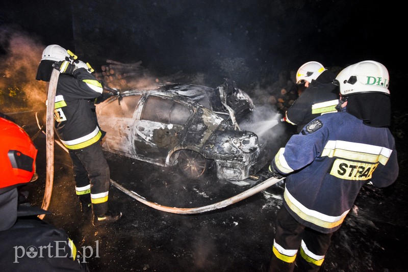 Infiniti spłonęło doszczętnie przy S22 zdjęcie nr 176472