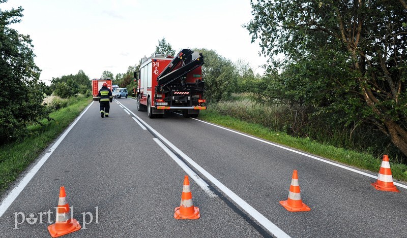  Wypadek z udziałem motocyklisty na drodze 509 zdjęcie nr 179693