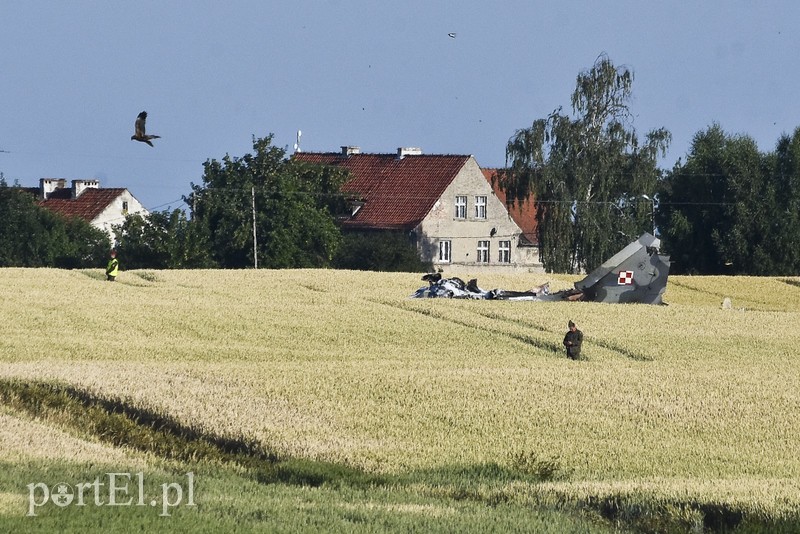 Elbląg Pod Pasłękiem rozbił się Mig-29. Pilot nie przeżył (aktualizacja)