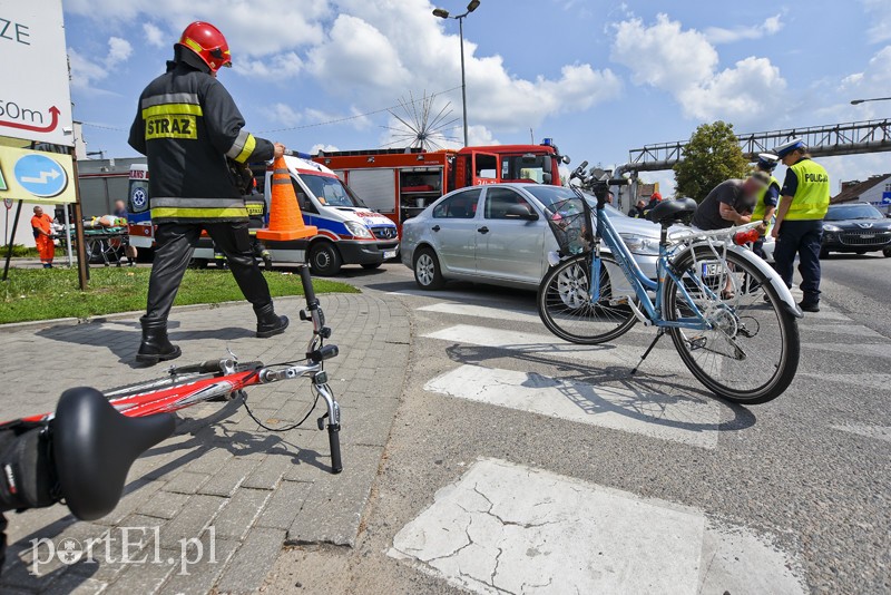 Potrącenie rowerzystki na al. Grunwaldzkiej zdjęcie nr 181394