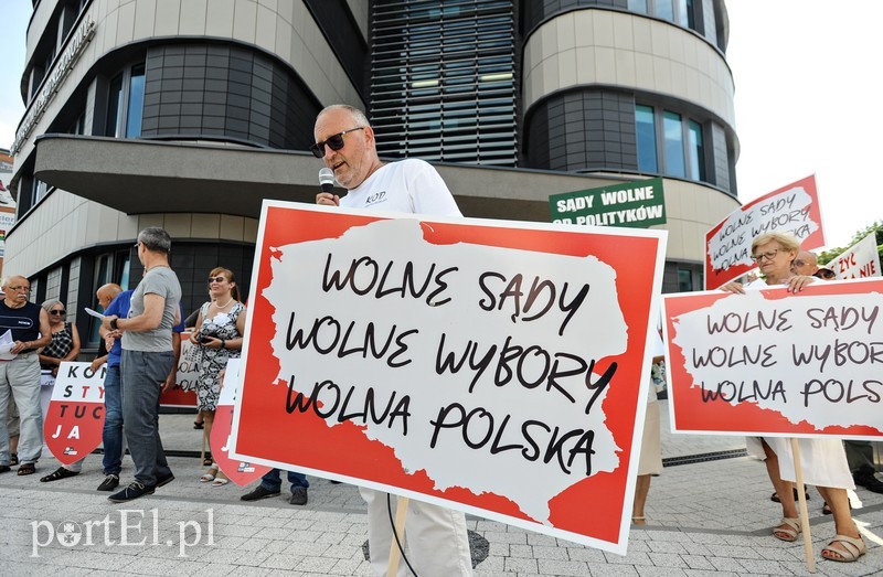 Elbląg Nowy sąd, stary protest
