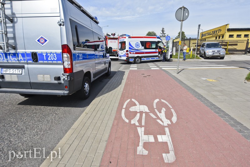 Potrącenie rowerzysty na ul. Browarnej zdjęcie nr 182369