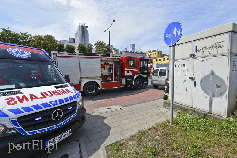 Potrącenie rowerzysty na ul. Browarnej zdjęcie nr 182370