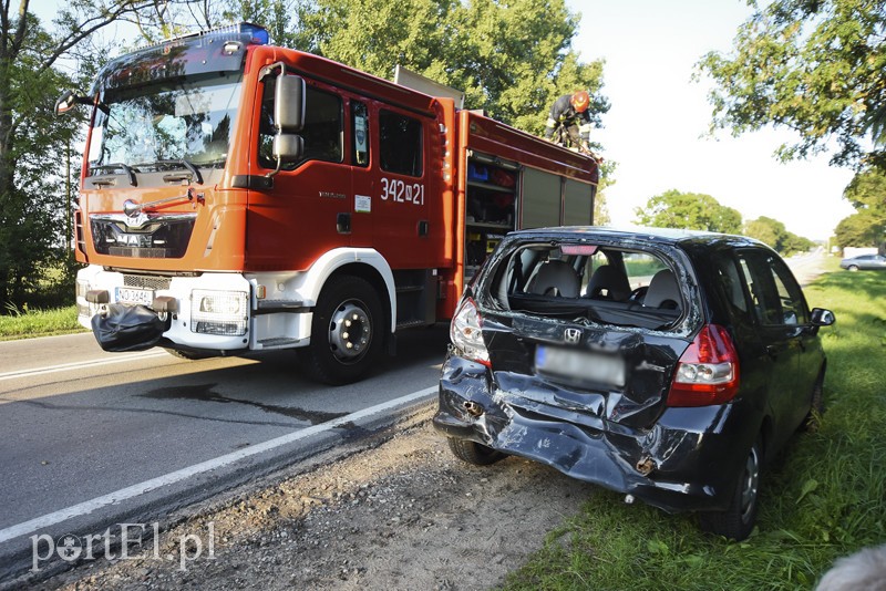 Autobus uderzył w hondę zdjęcie nr 182507