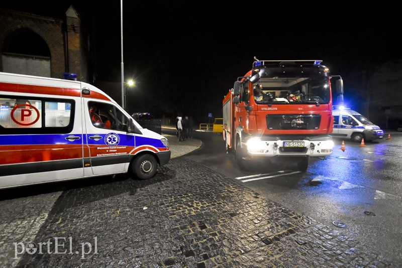 Elbląg Czołówka na skrzyżowaniu ul. Warszawskiej z Orlą