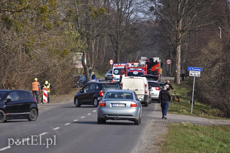 Elbląg Wypadek na Królewieckiej, dwie osoby trafiły do szpitala