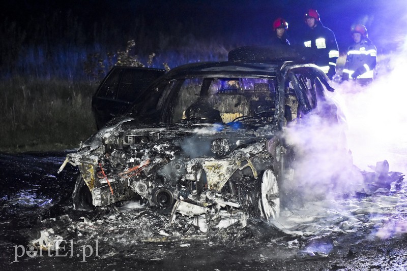 Elbląg Bwm spłonęło na drodze do Nowiny