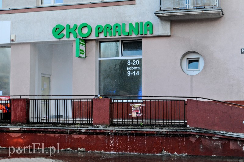 Elbląg Niebezpieczna substancja wyciekła w pralni