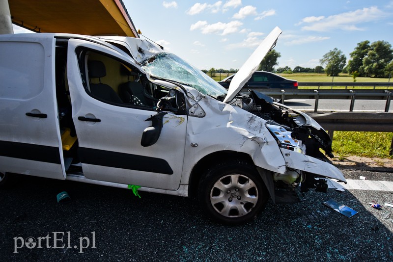 Dwa wypadki na siódemce w okolicach Pasłęka zdjęcie nr 206208