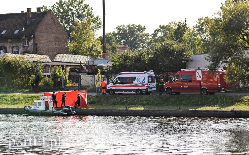 Elbląg Starszy mężczyzna utonął w rzece Elbląg