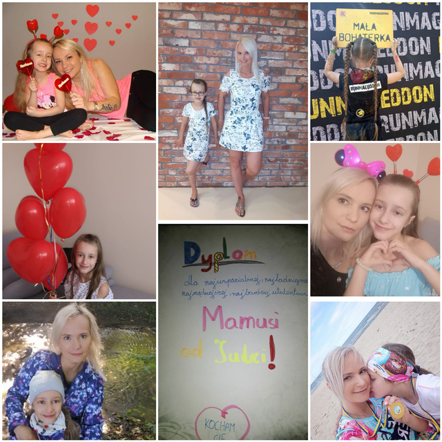 Moja Córeczka to mój cały świat
i tak jest prawie od 10 lat!
Cenię Ją za to, że ma dobre serduszko,
codziennie