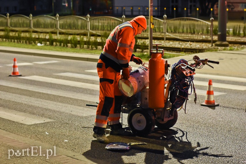 Elbląg Ruszyło malowanie na ulicach