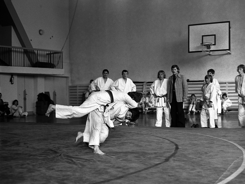 Elbląski sport z lat 70. na zdjęciach Czesława Misiuka: judo zdjęcie nr 223416