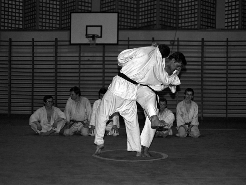 Elbląg Elbląski sport z lat 70. na zdjęciach Czesława Misiuka: judo