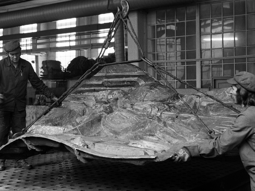 Elbląg z lat 70. na zdjęciach Czesława Misiuka: Pomnik Odrodzenia zdjęcie nr 224017