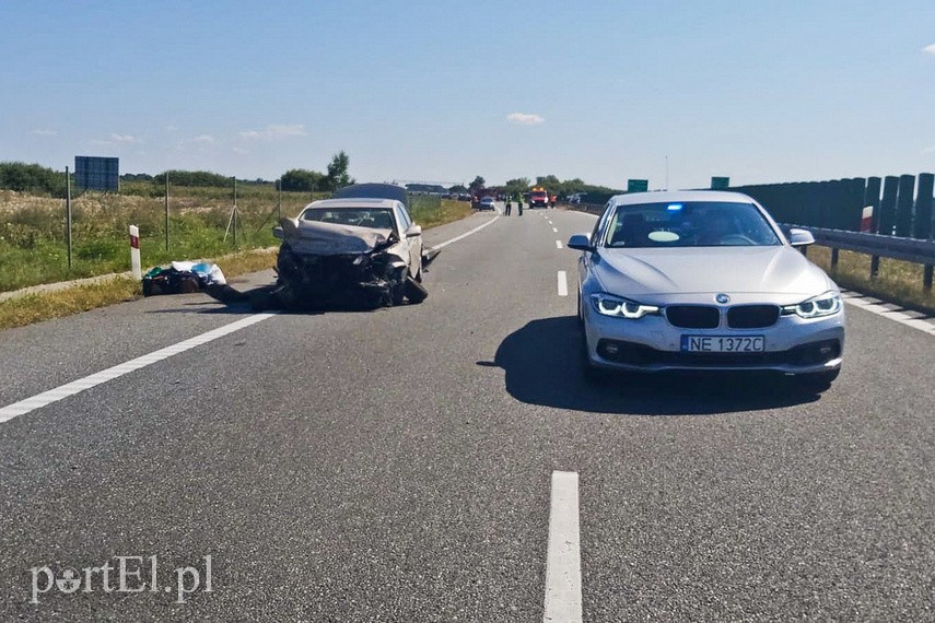 Elbląg Wypadek na trasie S7. Są utrudnienia w ruchu