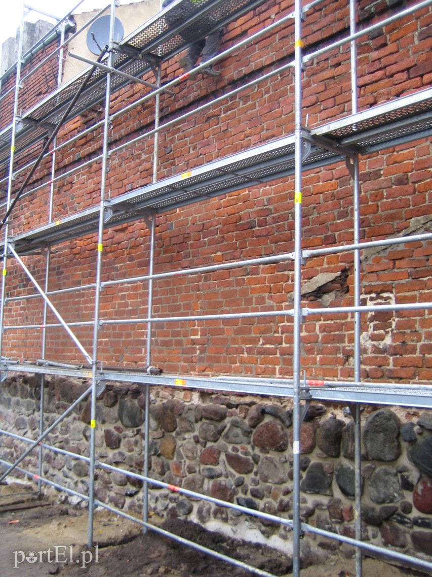 Elbląg Średniowieczny zabytek w remoncie