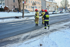 Zderzenie forda z jaguarem na ul. Browarnej