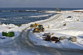 Przekop gotowy prawie w połowie