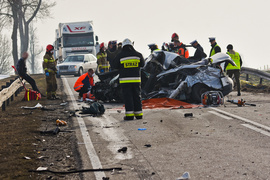 Groźny wypadek w Nowym Dworze Elbląskim