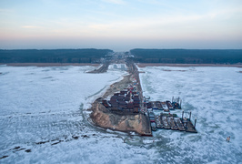 Na przekopie betonują śluzę