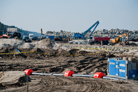 Kanał powstaje zgodnie z planem