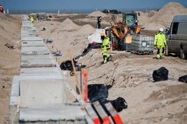 Kanał powstaje zgodnie z planem